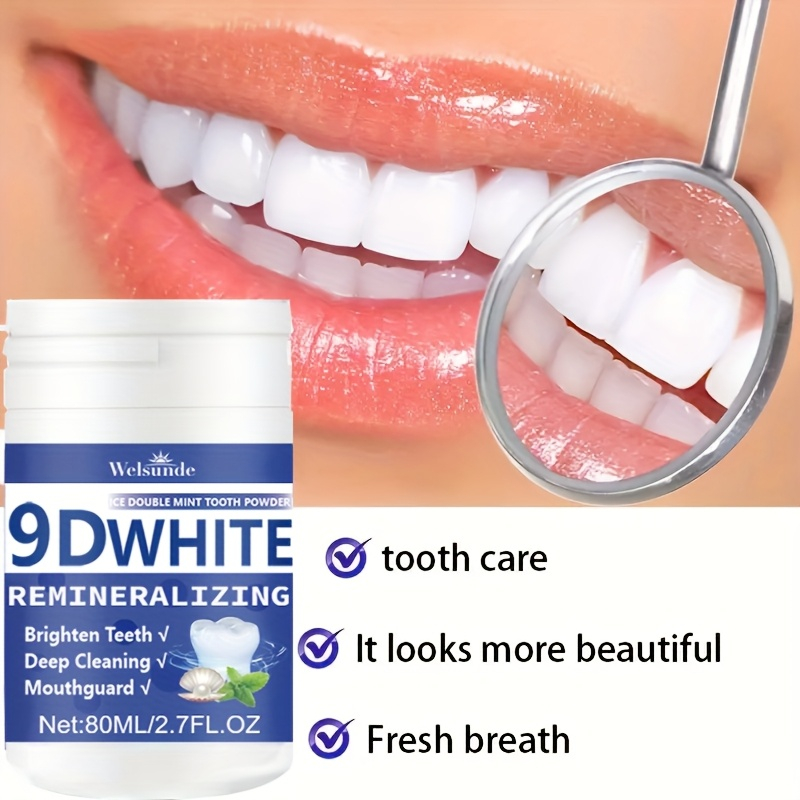 Teeth Whitening Quotes - 9D White Remineralisierendes Hydroxyapatit-Zahnpulver, Zahnaufhellungspulver, Tiefenreinigung,