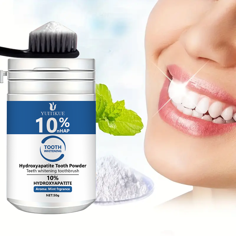 Teeth Whitening Diy - YUTIKUE 10 % nHAP-Zahnpulver 50 g