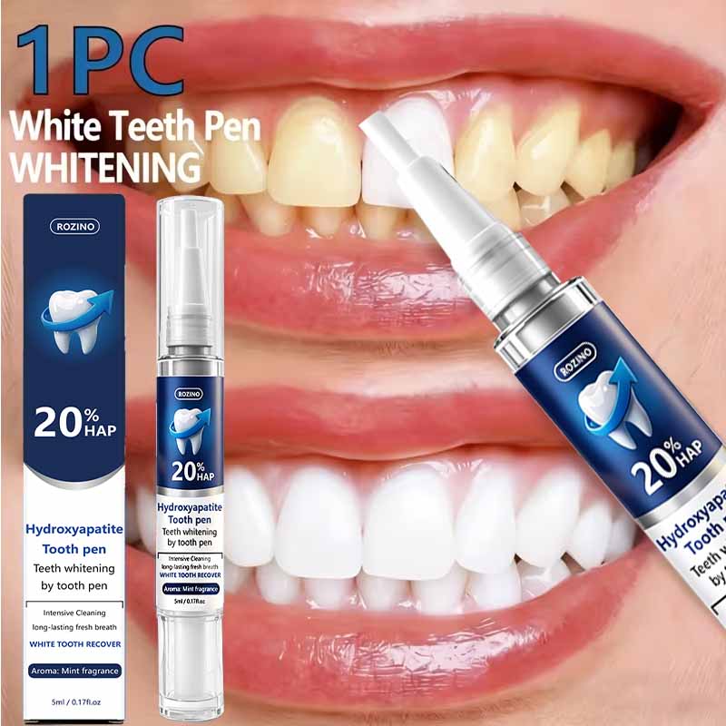 Teeth Whitening Pens - Schnellwirkender Zahnaufhellungsstift, kraftvolle Reinigung, neutralisiert Gelbstich,
