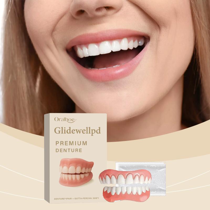 Teeth Whitening Veneers - 1 Set Vollprothese Künstliche Zähne Natürliches