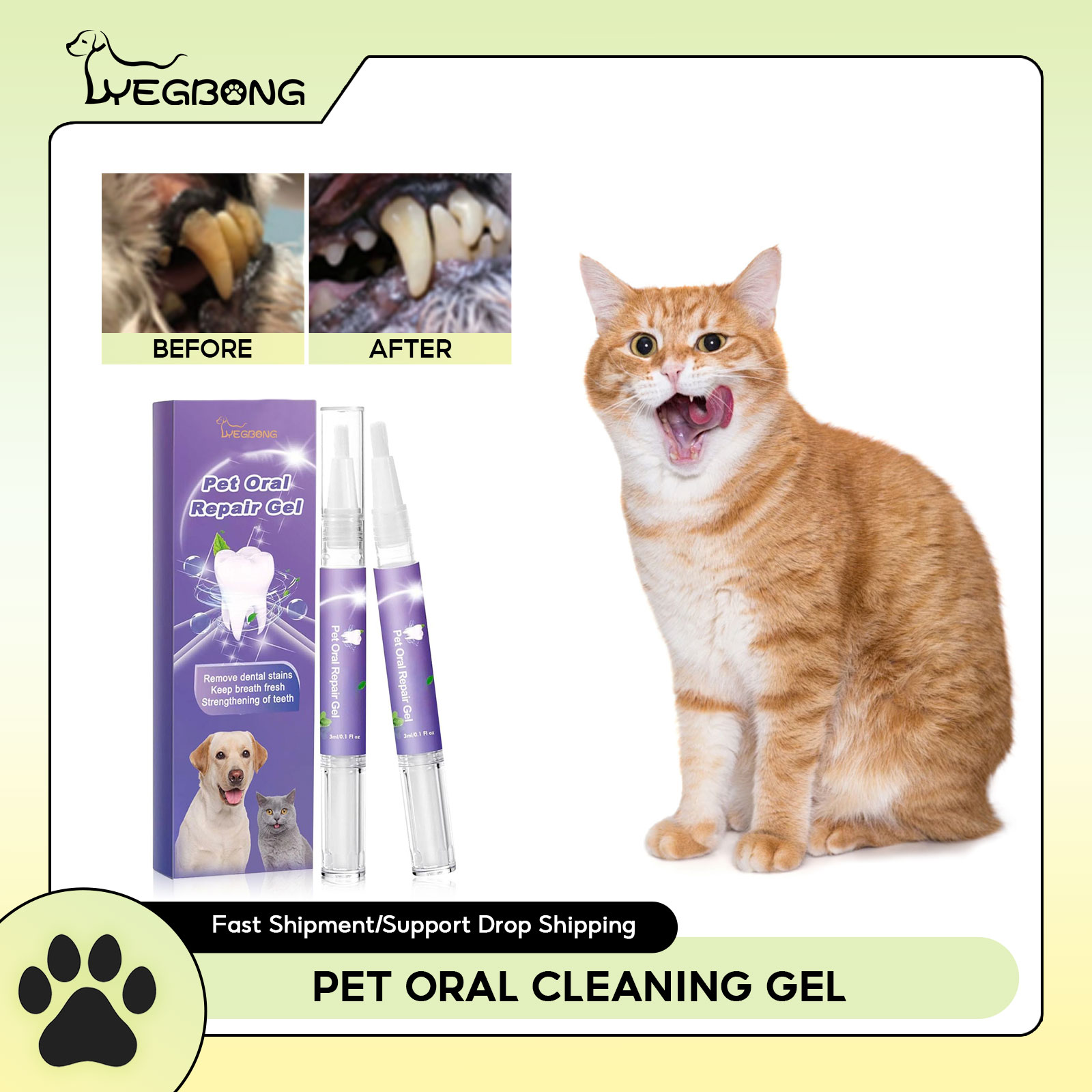 Teeth Whitening Diy - Pet Oral Repair Gel Welpen Zahnstein