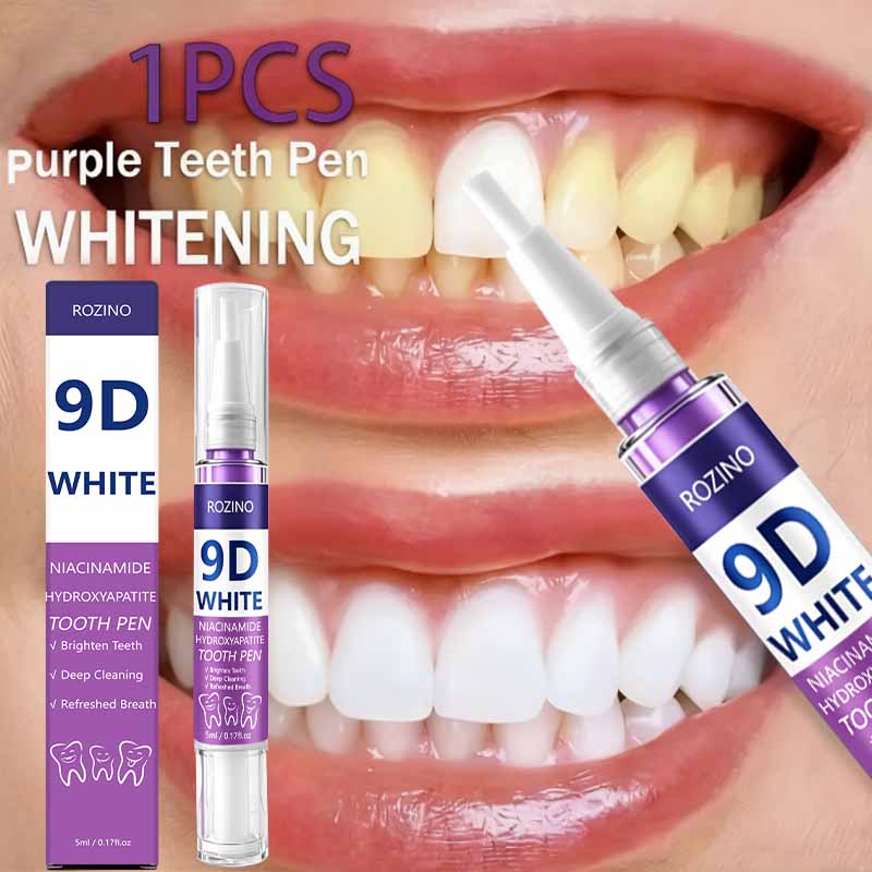 Teeth Whitening Pens - ROZINO 9D Aufhellender Zahnpflegestift Niacinamid +