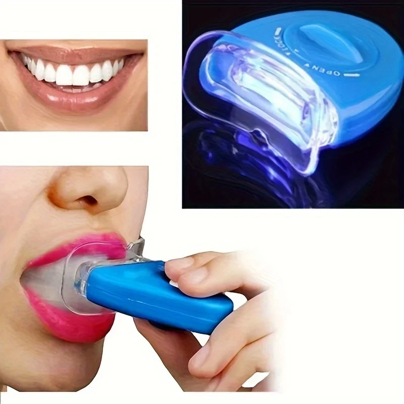 Teeth Whitening Video - LED-Zahnaufhellungslicht, Aufhellung, blaues Licht, UV-Licht, Bleichlaser,