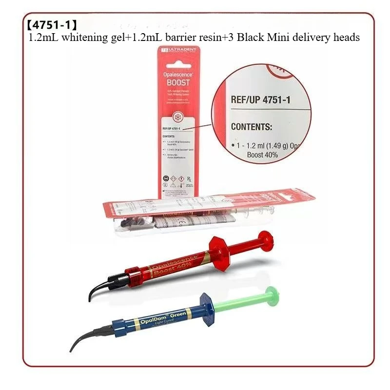 Teeth Whitening Light Kit - Zahnmedizinisches Material, Wasserstoffperoxid, Zahnaufhellungsgel, 40 %