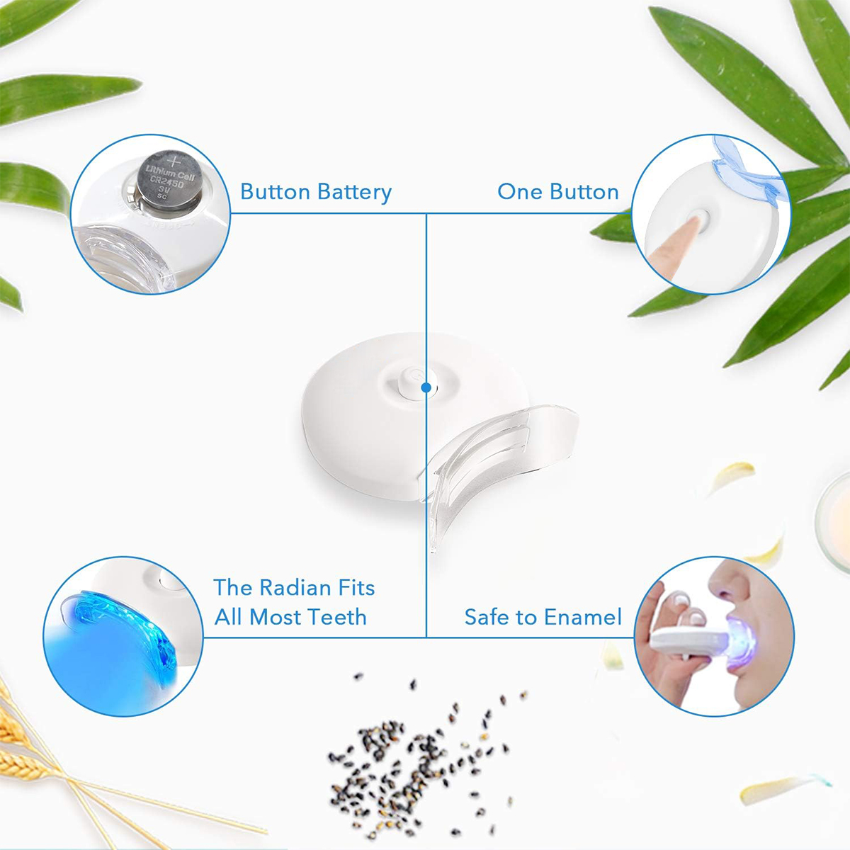 Zahnaufhellungs-Set – 5 x LED- – Teeth Whitening Diy Bewertung und Preis