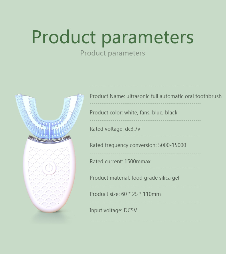 Intelligente U-Typ-Zahnbürste, – Teeth Whitening Light Kit Bewertung und Preis