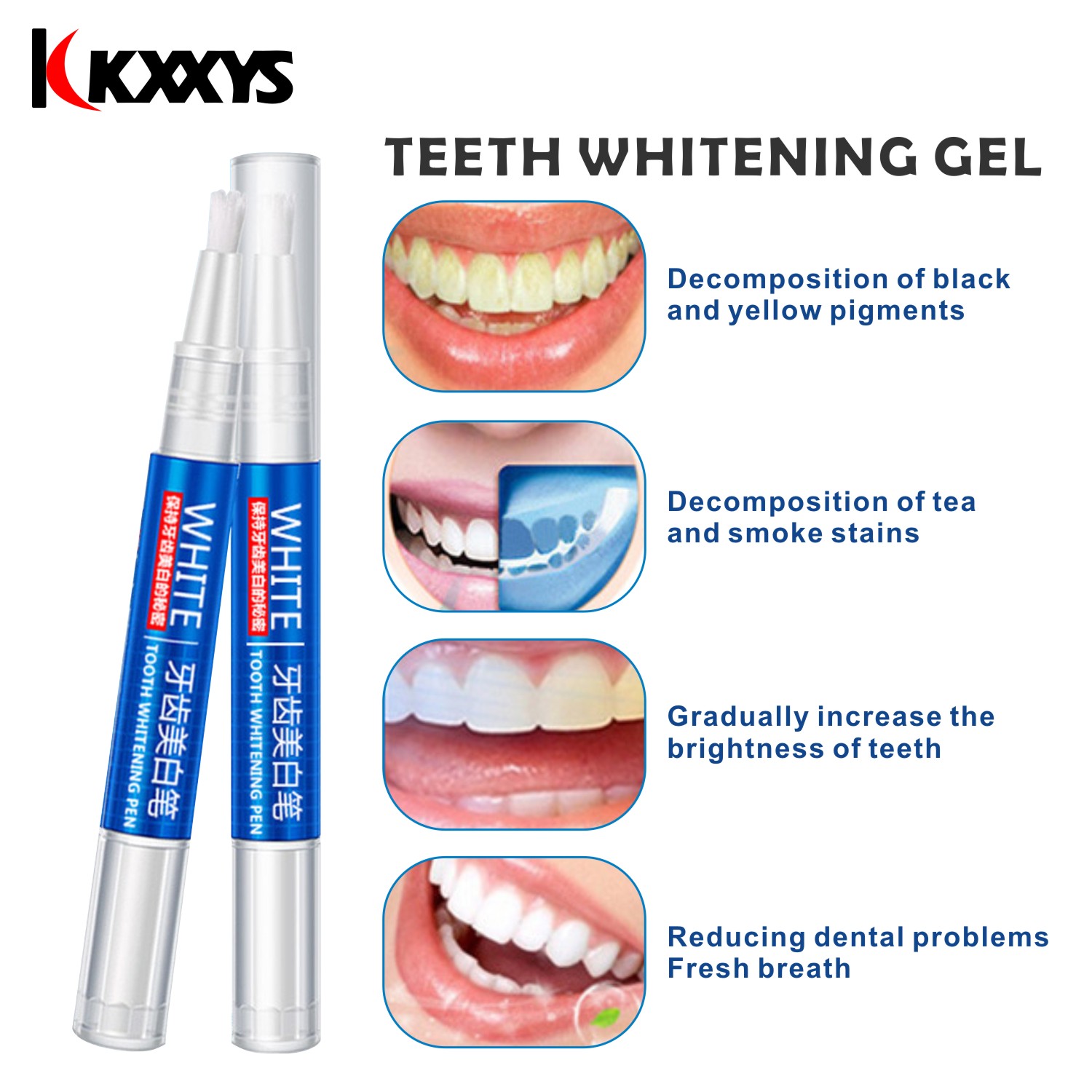 2 stücke * 3ml Beliebte White  – Teeth Whitening Pens Bewertung und Preis