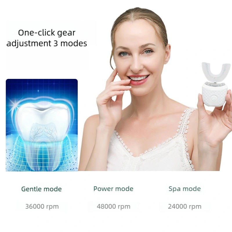 Tragbare U-förmige elektrische – Teeth Whitening Light Kit Bewertung und Preis