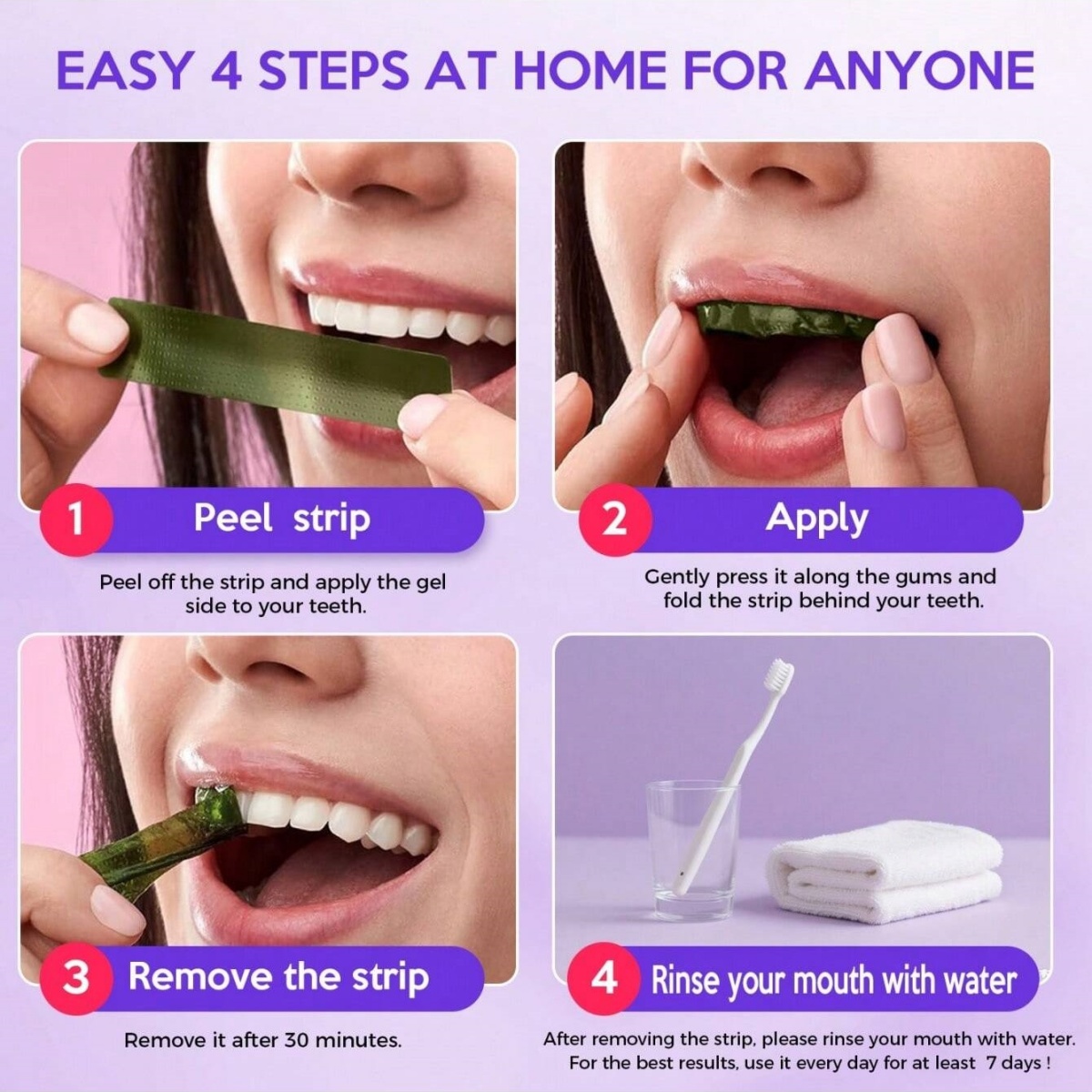 Deluxe Zahnaufhellungsaufklebe – Teeth Whitening Quotes Bewertung und Preis