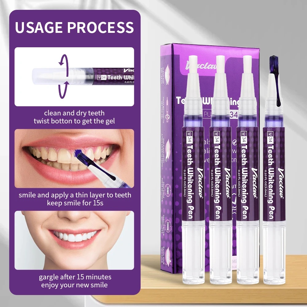 Vaclav V34 Lila Zahnaufhellung – Teeth Whitening Diy Bewertung und Preis